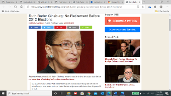 Press coverage for Ruth Bader Ginsberg program with Smithsonian